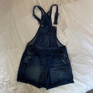 vintage DENIM shorts overalls